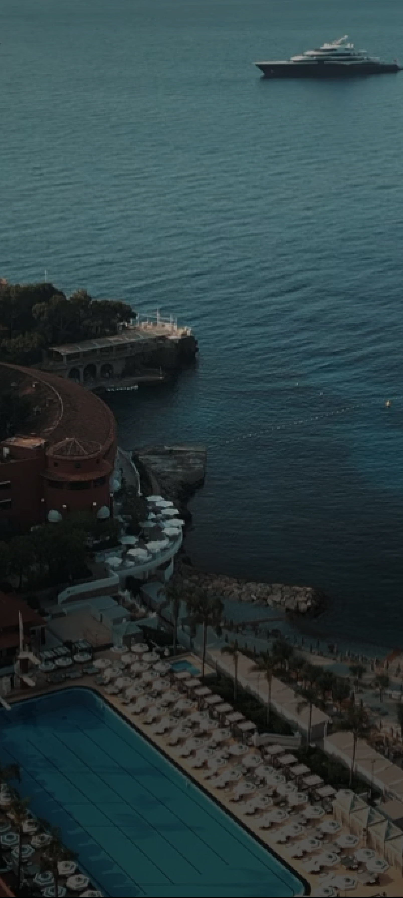Monte-Carlo luxury resort panoramic view